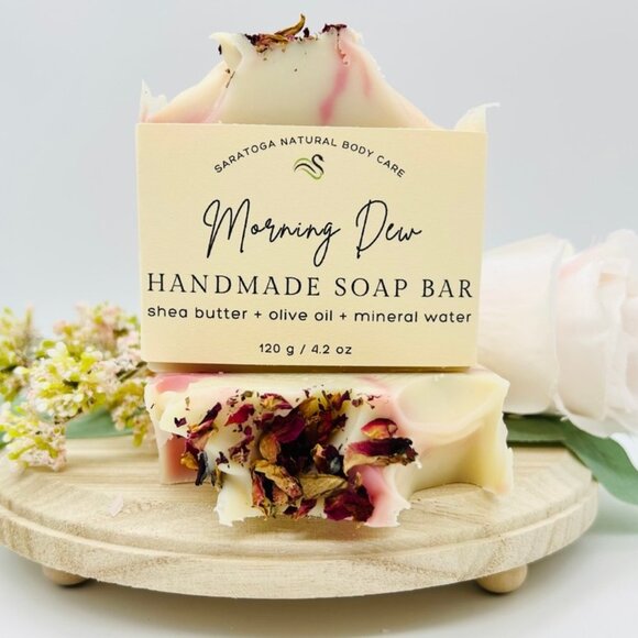 Morning Dew Handmade Soap Bar Vegan Cold Process - Picture 1 of 2